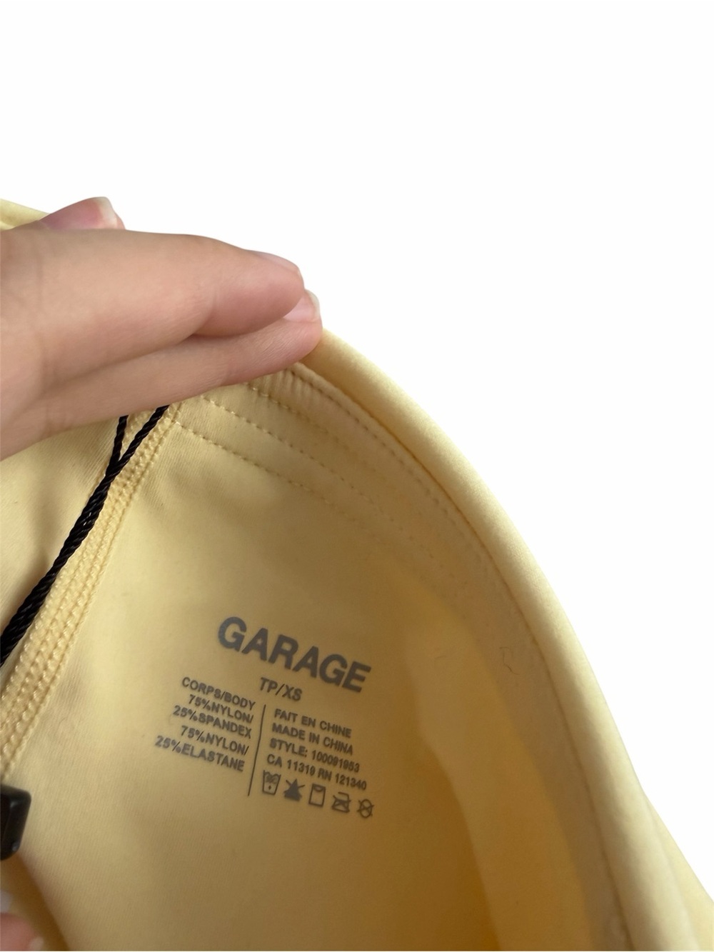 Garage Active Low-Rise A-line Yellow Athletic Micro Skort - Picture 9 of 10